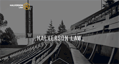 Desktop Screenshot of halversonlawgroup.com